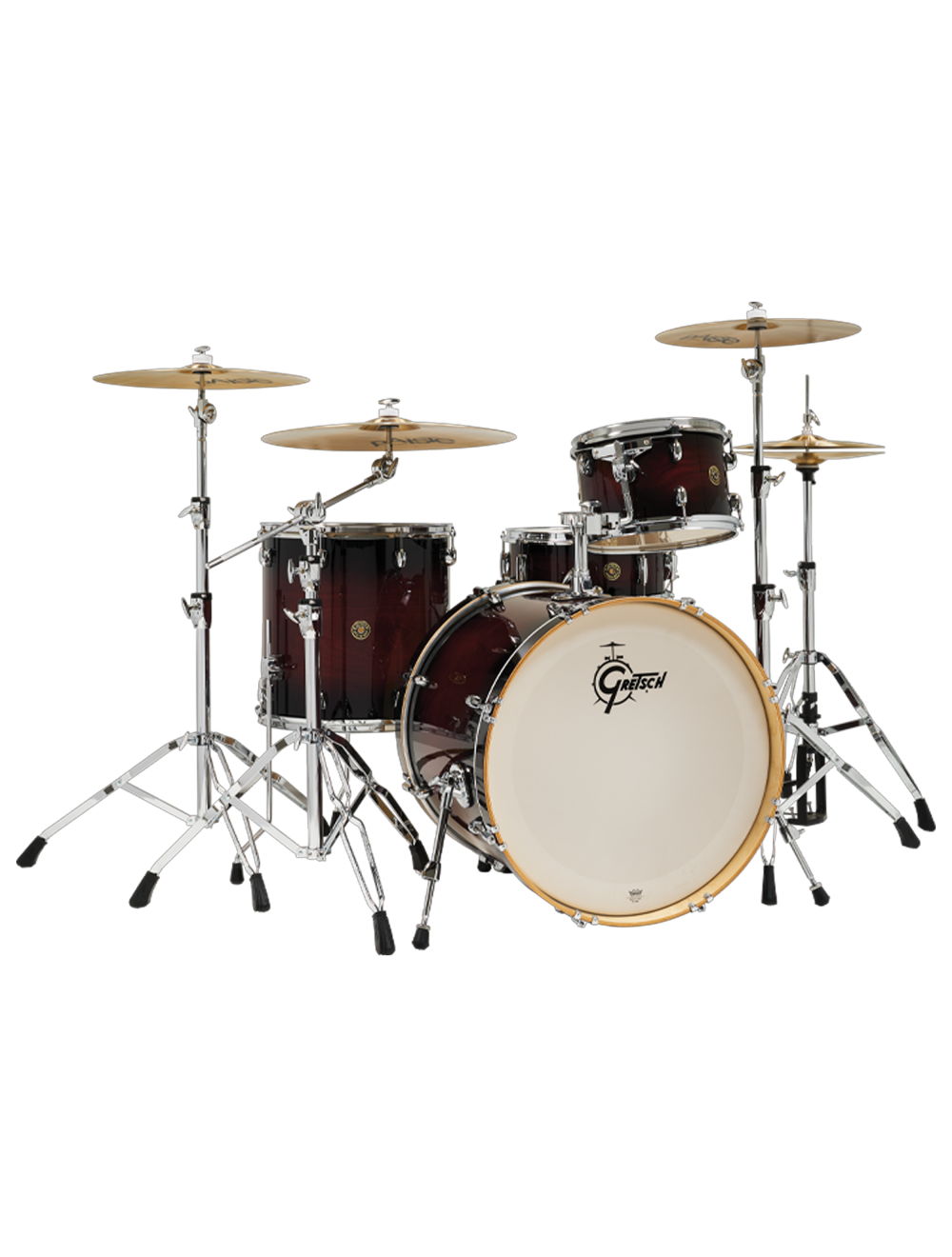 Gretsch Drums Catalina Maple 4pc Shell Pack w/22" Kick - Satin Deep Cherry Burst