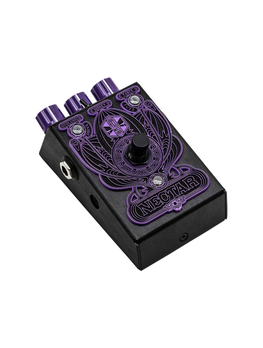 Beetronics FX Nectar Tone Sweetener Ltd. Fuzz/OD Pedal - Purple/Black