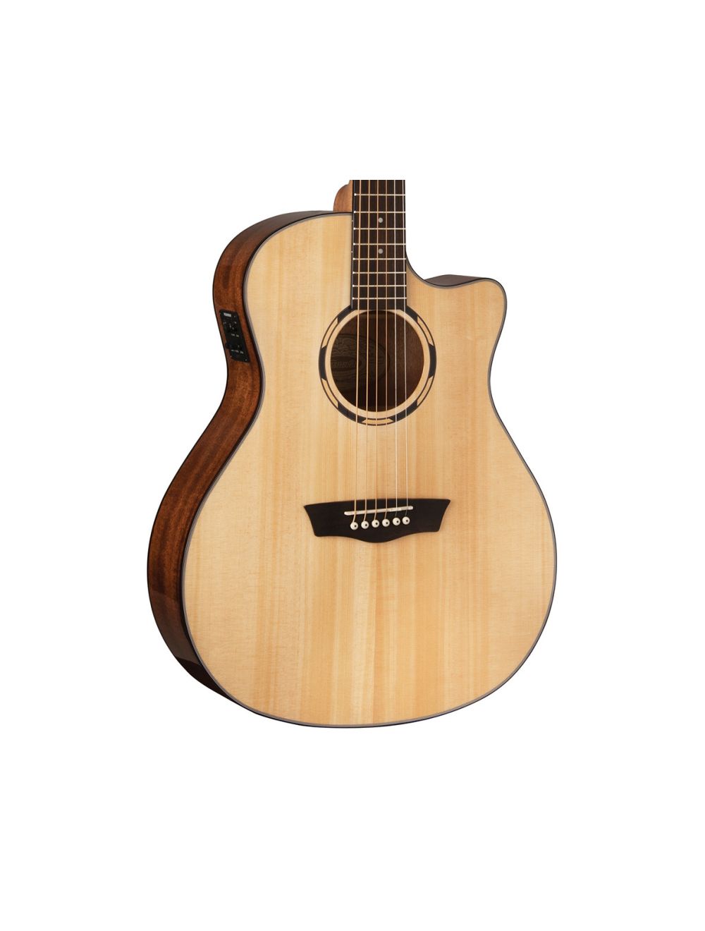 Washburn WLO10SCE-O Acoustic Electric Guitar - Natural - Open Box