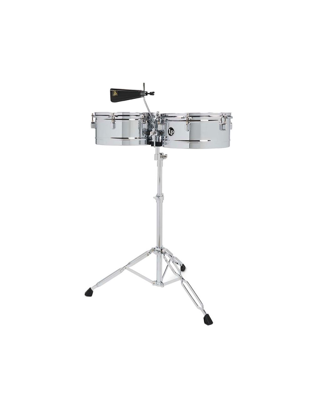 Open Box Latin Percussion 13" and 14" Aspire Timbales - Chrome with Chrome Hardware