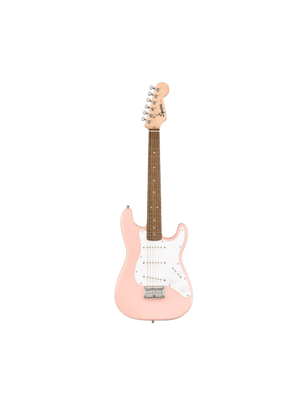 Used Squier Mini Stratocaster - Shell Pink w/ Laurel FB