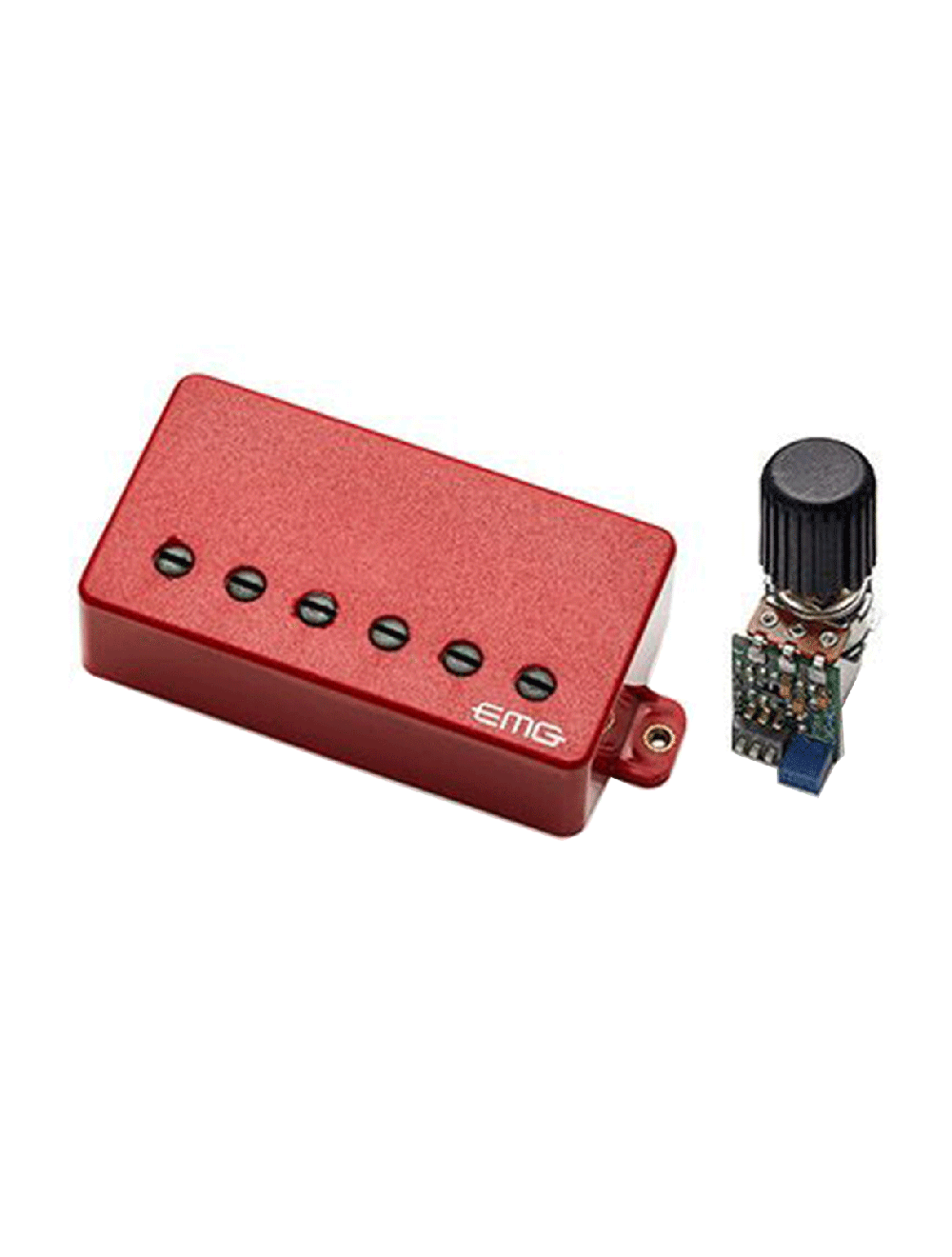 EMG Alexi HOB Active Pickup Set (Floyd) - Red/Black Screws