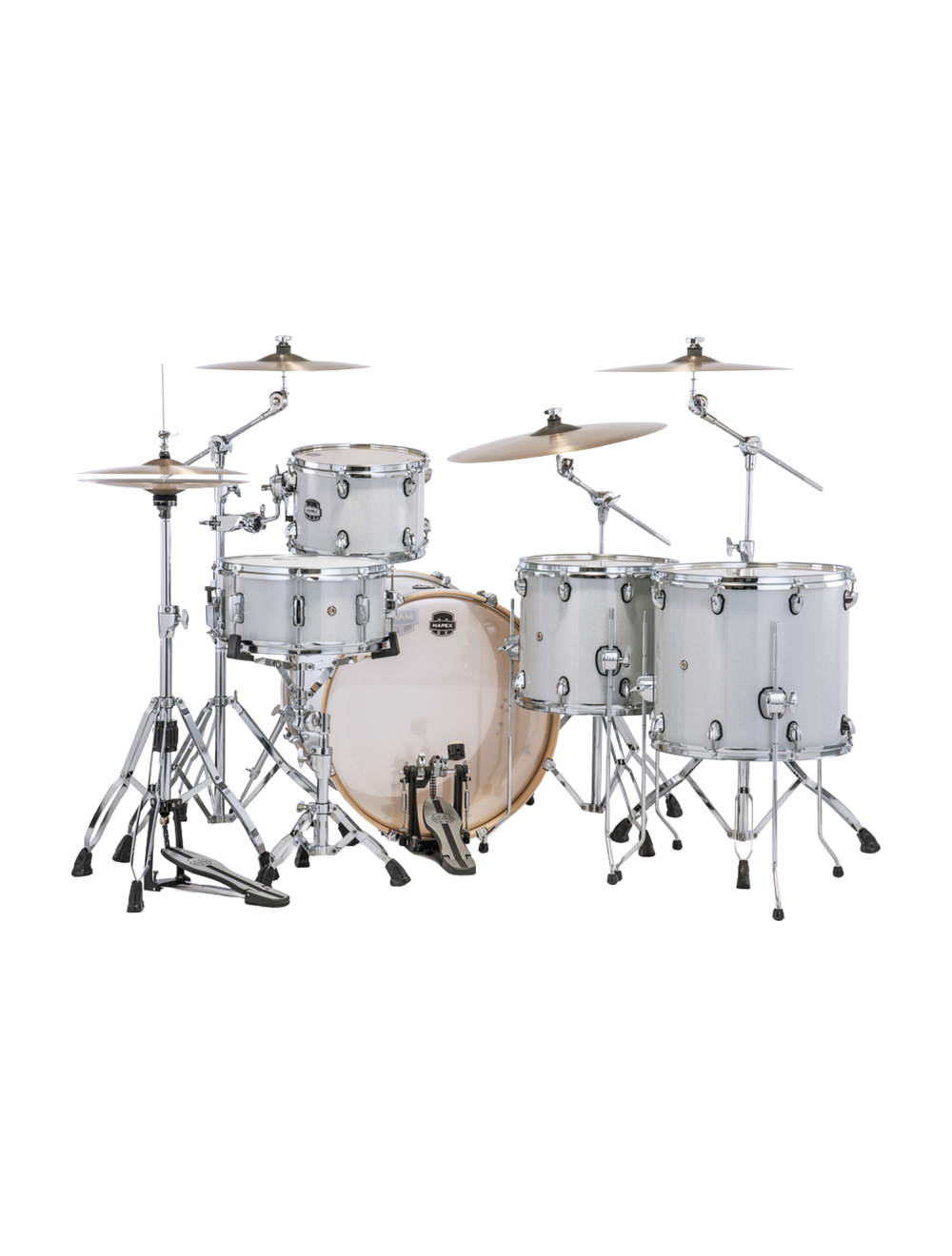 Mapex Mars Birch Crossover 5-Pc Shell Pack w/22" Kick & Snare - Diamond Sparkle