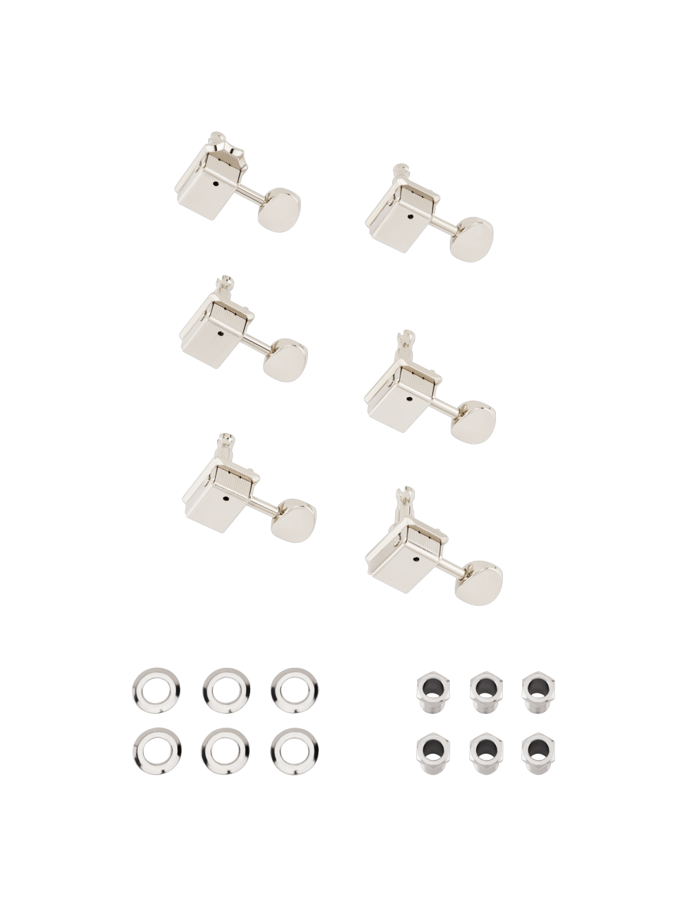 Fender ClassicGear Staggered Tuning Machine Set - Chrome