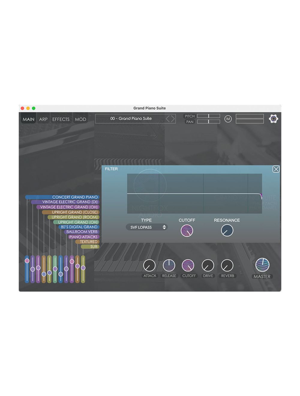 Nightfox Audio Grand Piano Suite