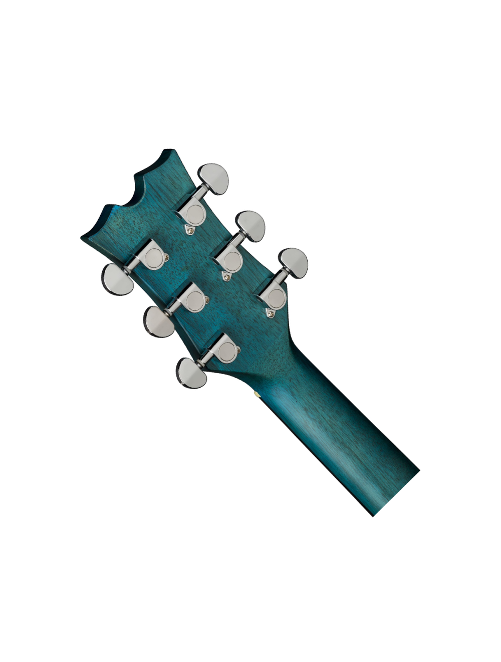 Dean Exotica Quilt Ash A/E Guitar - Trans Blue Satin