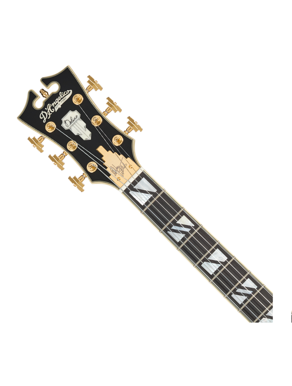 D'Angelico Deluxe Bobby Weir SS Semi-Hollow Guitar - Matte Stone