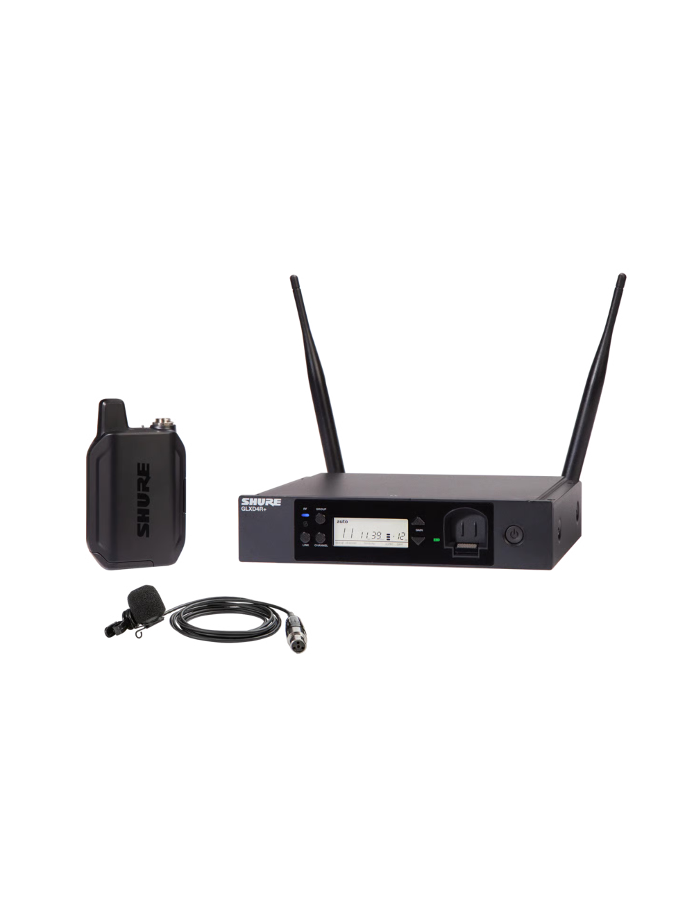 Shure GLXD14R+ Digital Wireless Rack System w/WL185 Lavalier - Z3