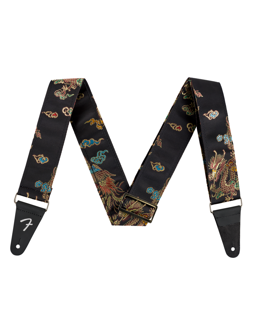 Fender Satin Dragon Straps - Black