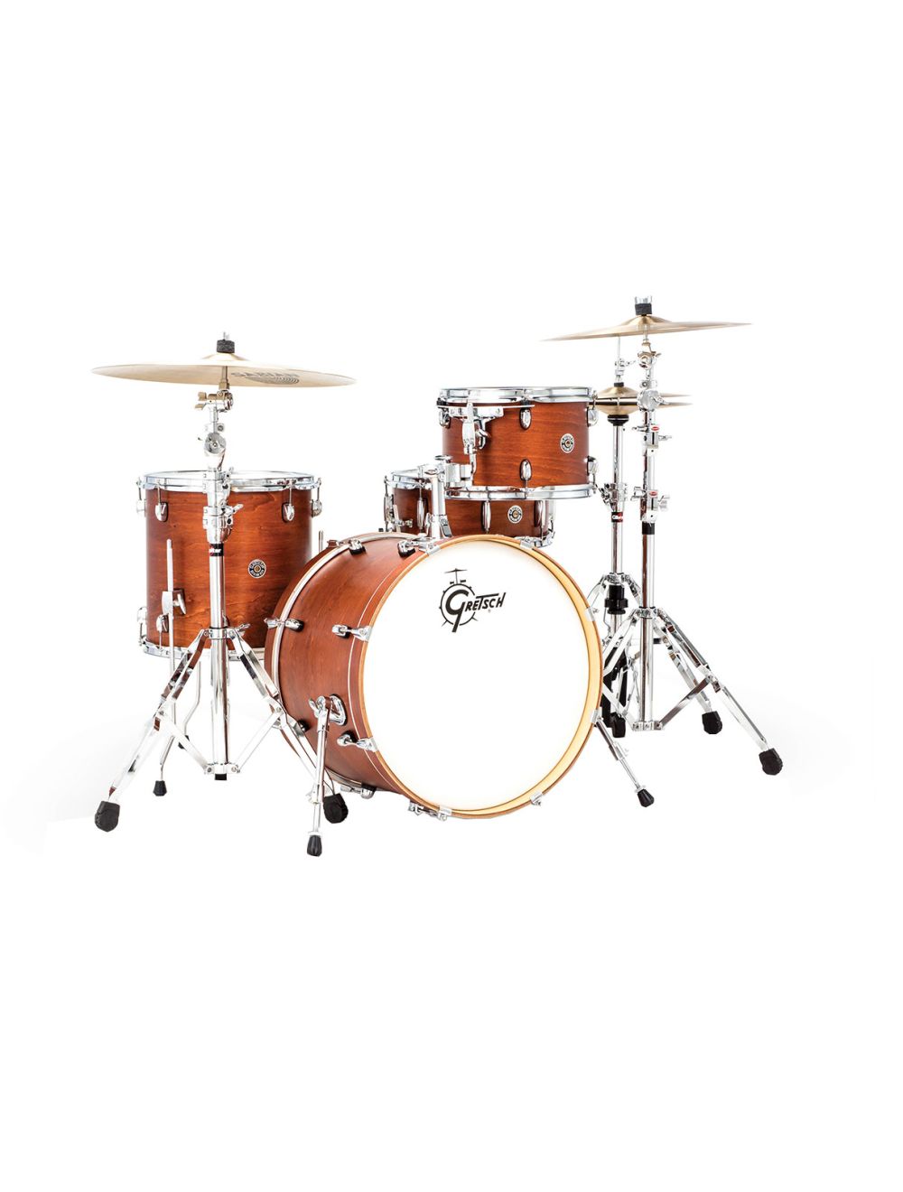 Gretsch Catalina Club 4-pc Shell Pack w/ 20" Kick - Satin Walnut Glaze