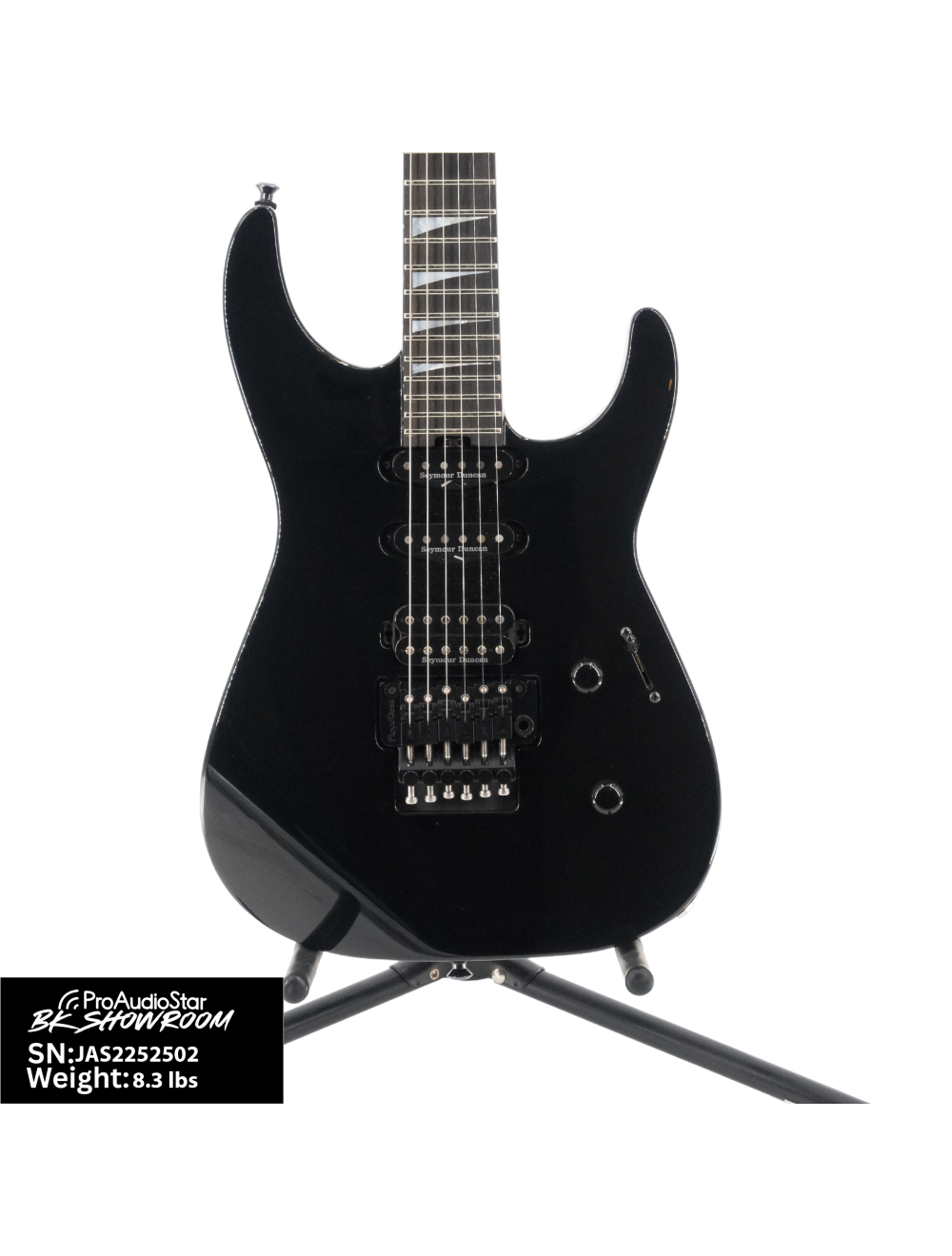 Used Jackson USA SL3 Soloist - Black w/OHSC