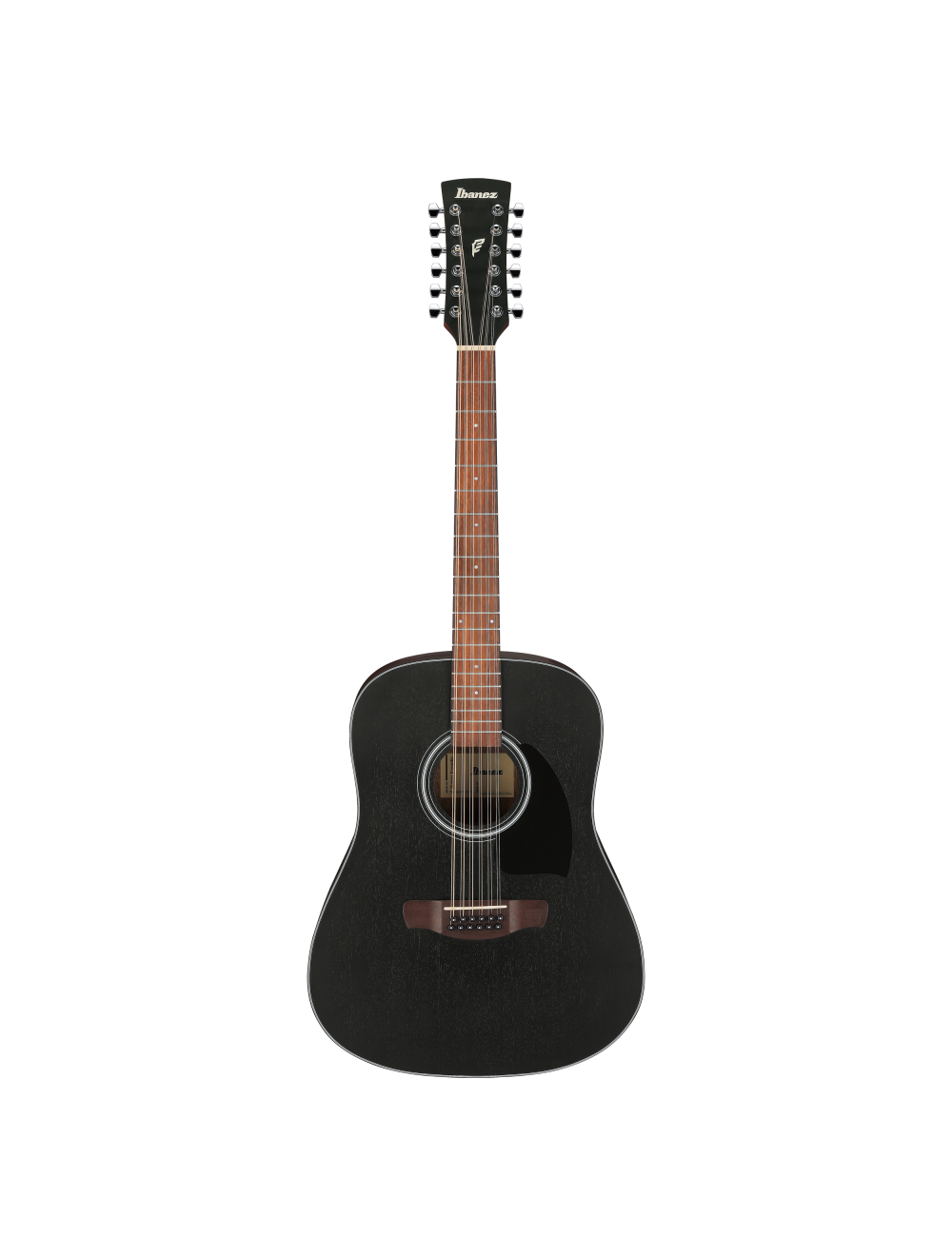 Ibanez PF5412 12-String Acoustic-Electric Guitar - Weathered Black