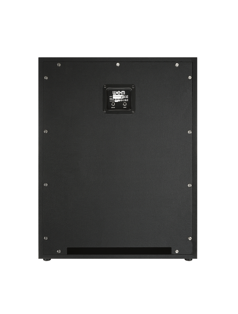 Hiwatt WEM Silver Starfinder 212V 300W 2x12 Vertical Cabinet - Black - Open Box