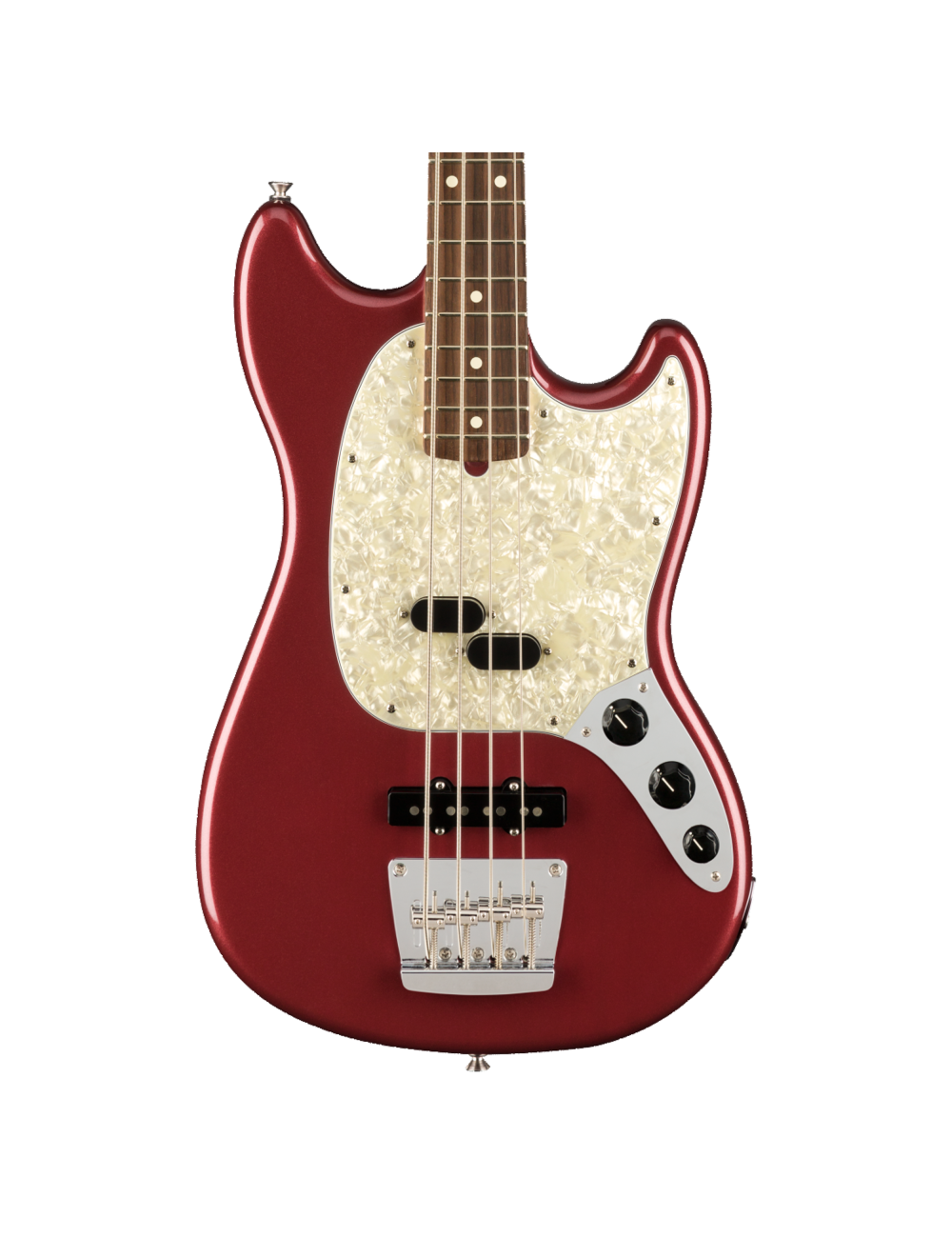 Fender American Performer Mustang Bass - Aubergine w/ Rosewood Fingerboard