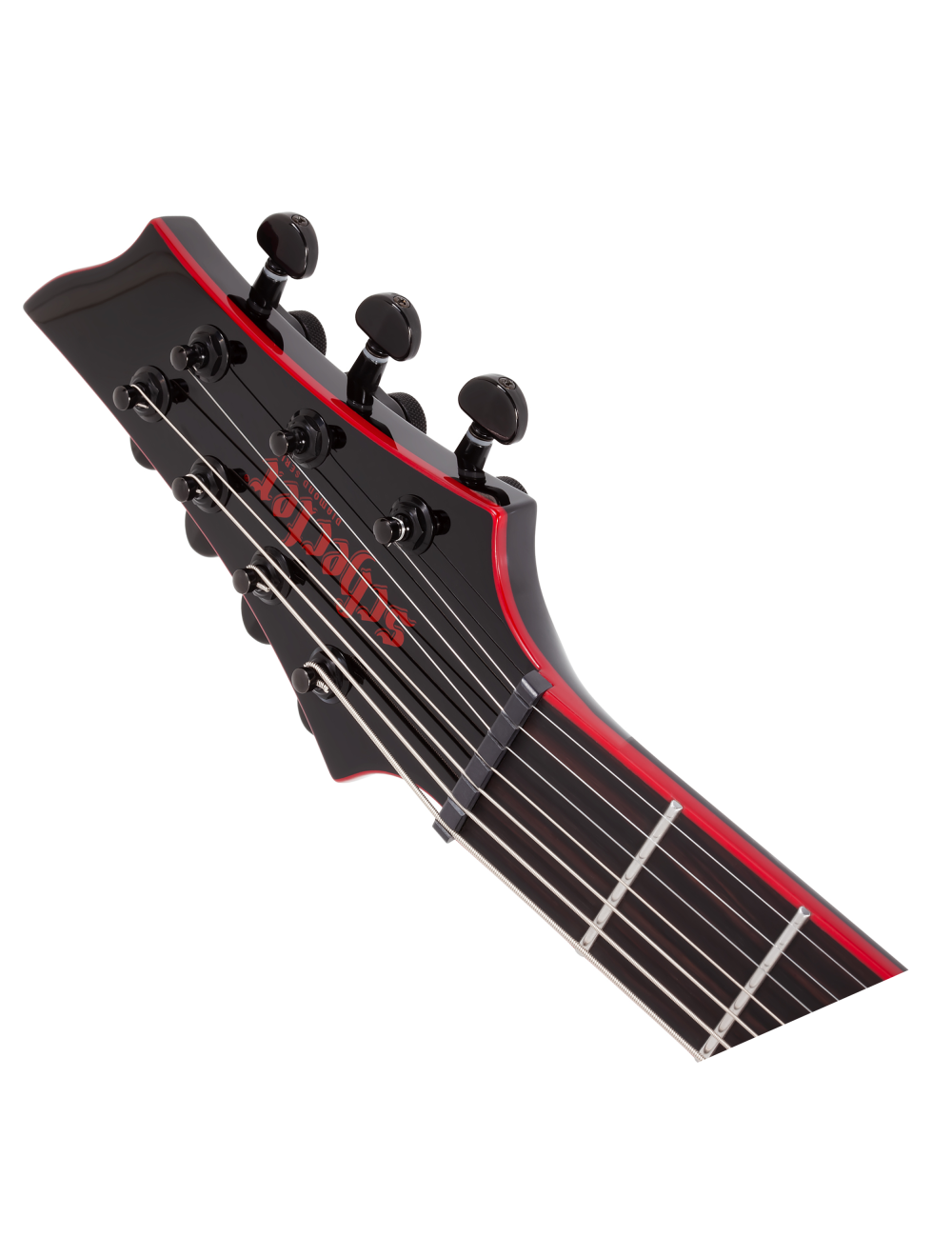 Schecter Sunset-7 Red Dawn 7-String Electric Guitar - Gloss Black - Open Box