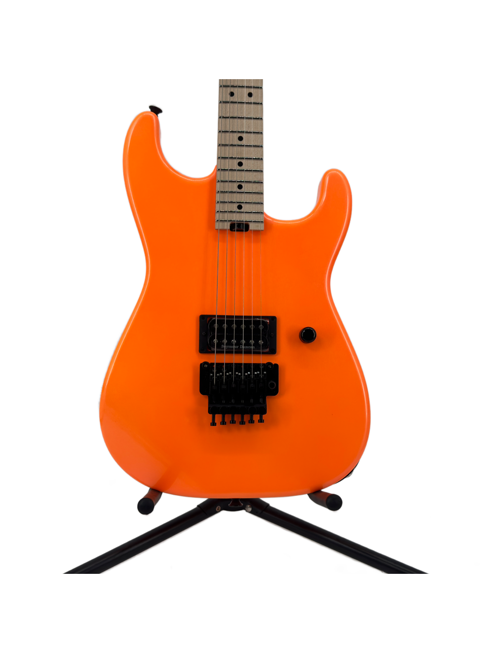 Charvel Custom Shop USA San Dimas Neon Pearl Orange Master Built by "Red" Dave Nichols