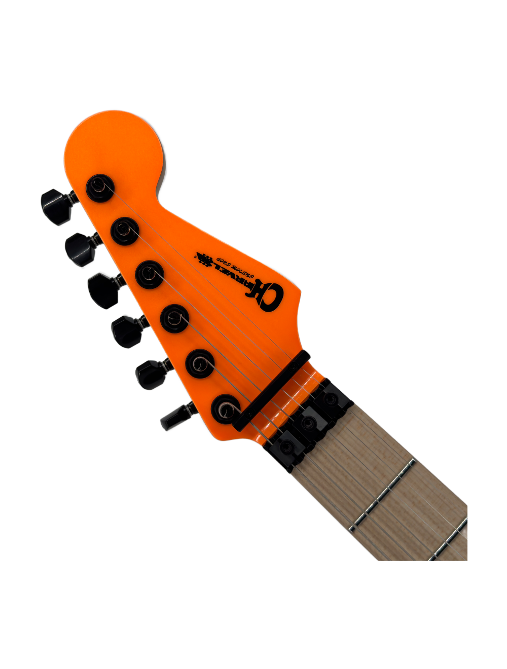 Charvel Custom Shop USA San Dimas Neon Pearl Orange Master Built by "Red" Dave Nichols