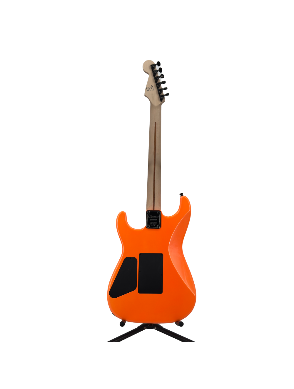 Charvel Custom Shop USA San Dimas Neon Pearl Orange Master Built by "Red" Dave Nichols