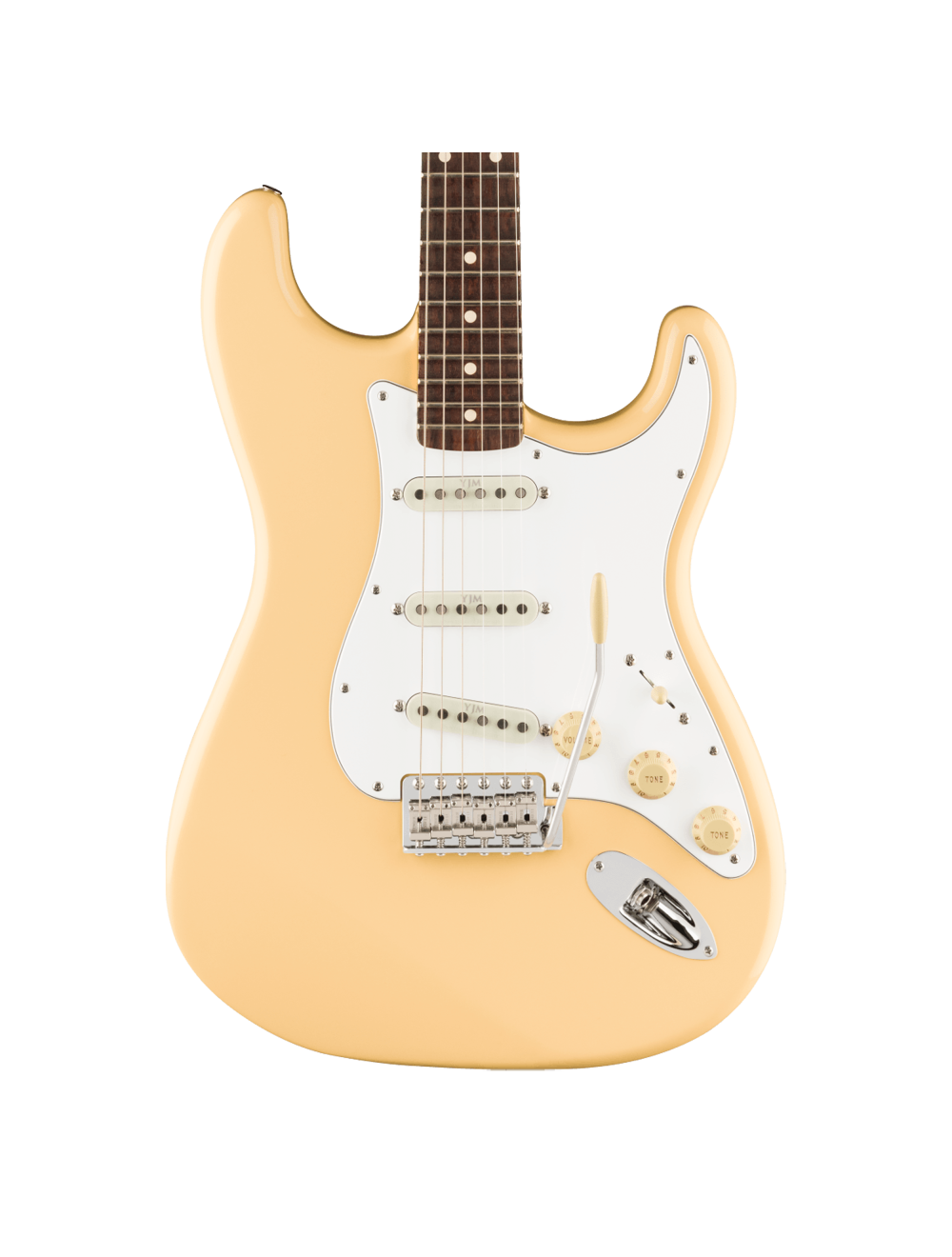 Used Fender Yngwie Malmsteen Stratocaster Vintage White w/ Rosewood FB