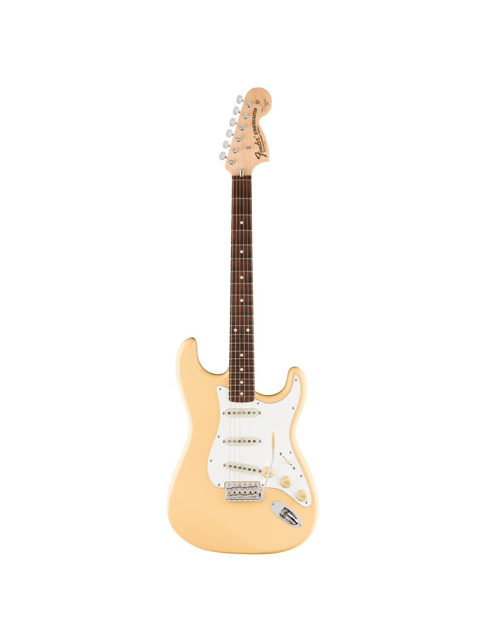 Used Fender Yngwie Malmsteen Stratocaster Vintage White w/ Rosewood FB