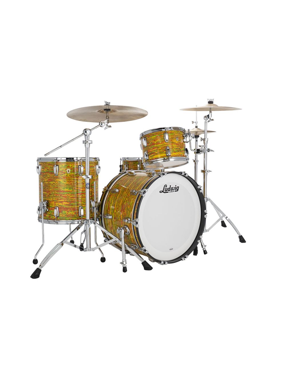 Ludwig 22" Classic Maple Fab - Citrus Mod