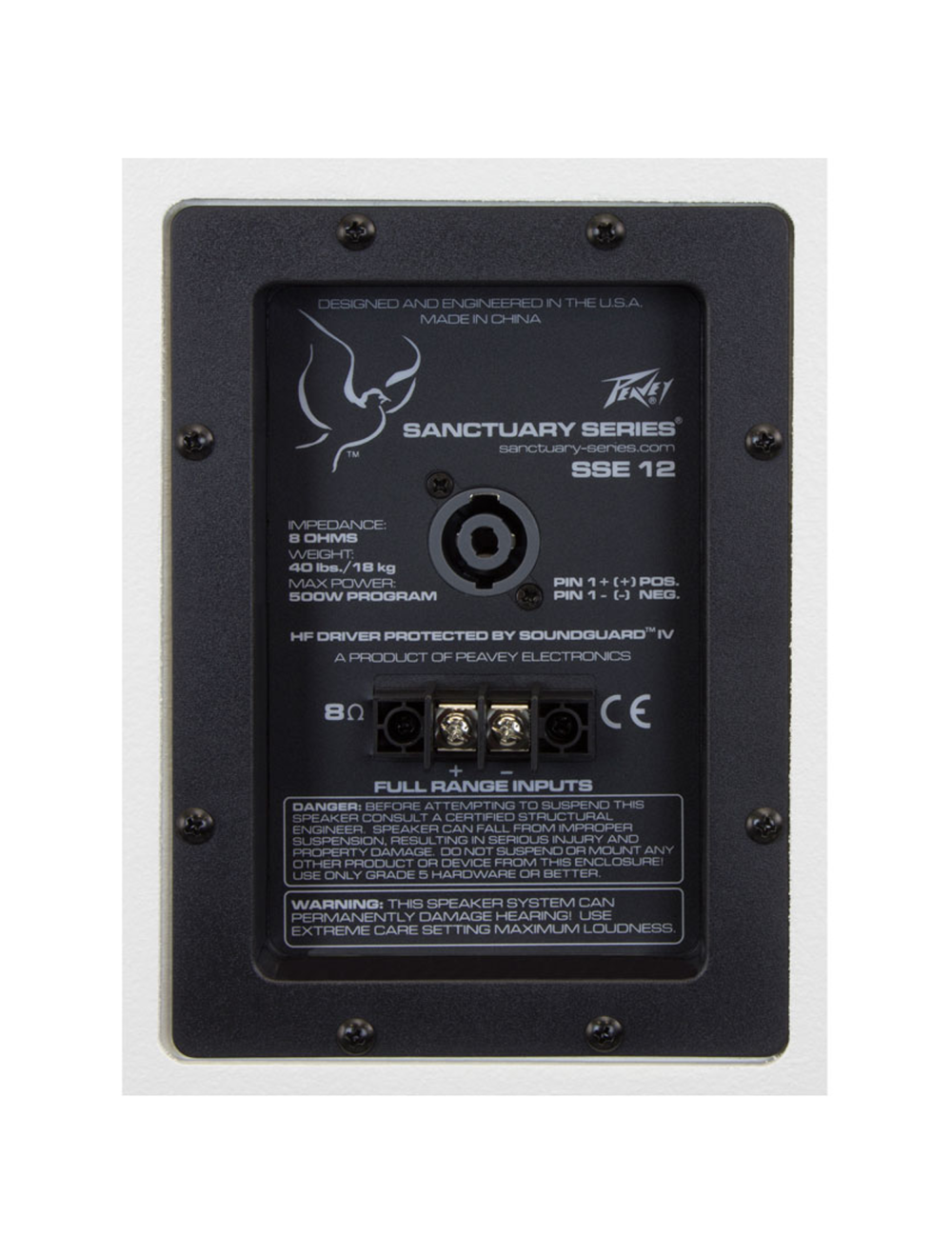 Peavey SSE 12 System Passive Speaker - Off-White