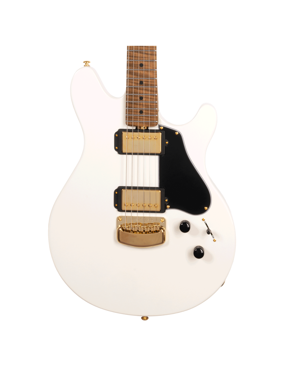 Ernie Ball Music Man Valentine HH Electric Guitar - Ivory White