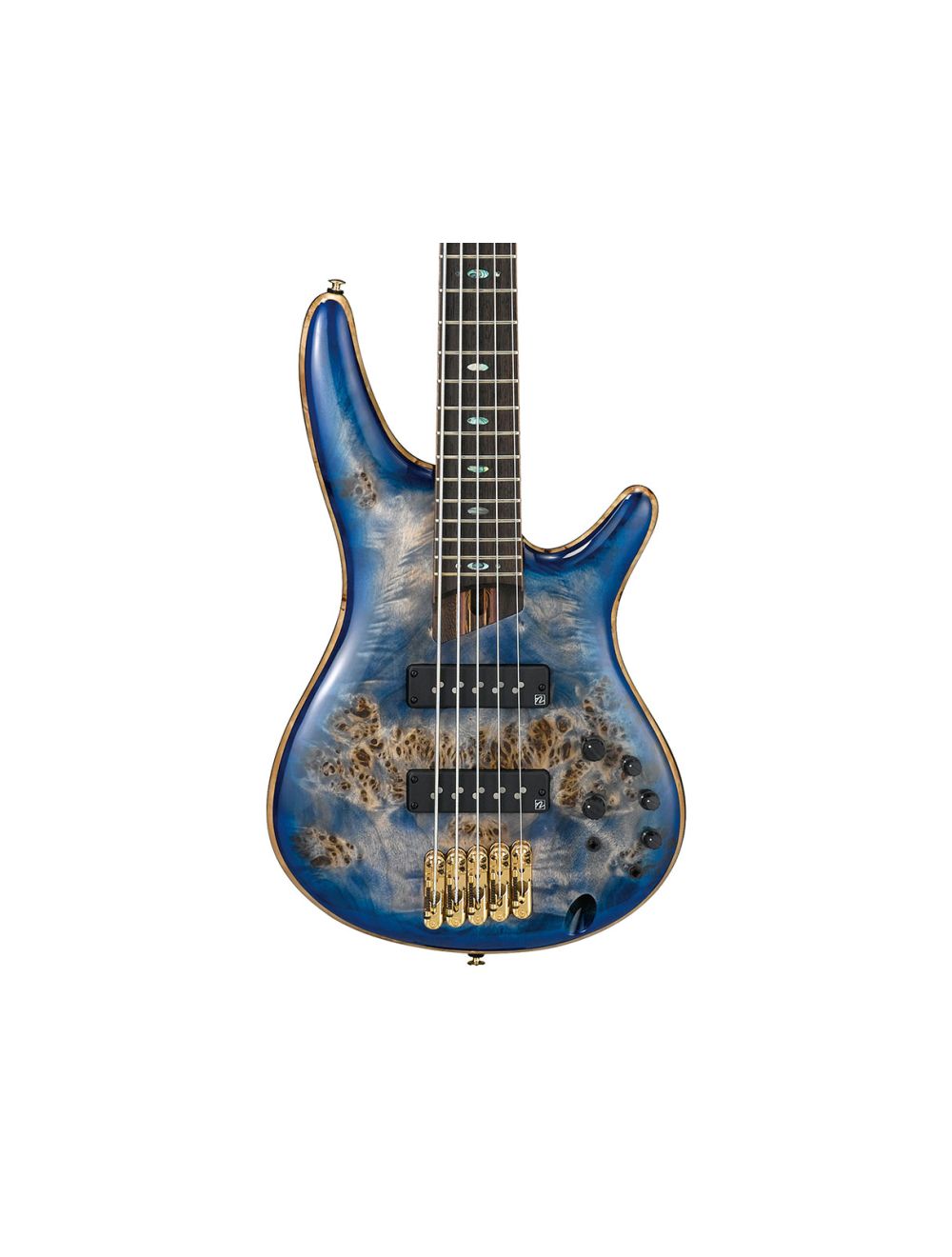 Used Ibanez SR2605CBB SR Premium 5-Str Electric Bass - Cerulean Blue Burst