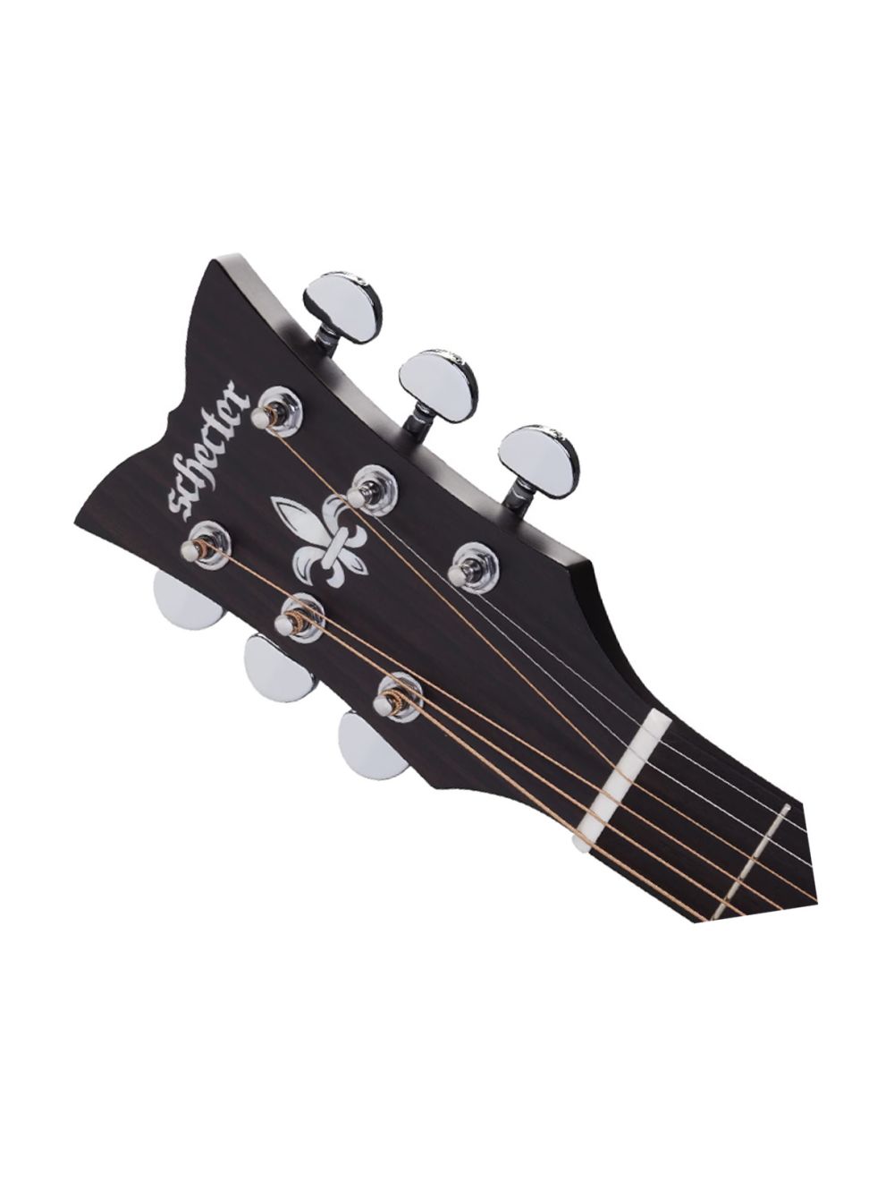 Schecter Deluxe Acoustic - Satin See Thru Black