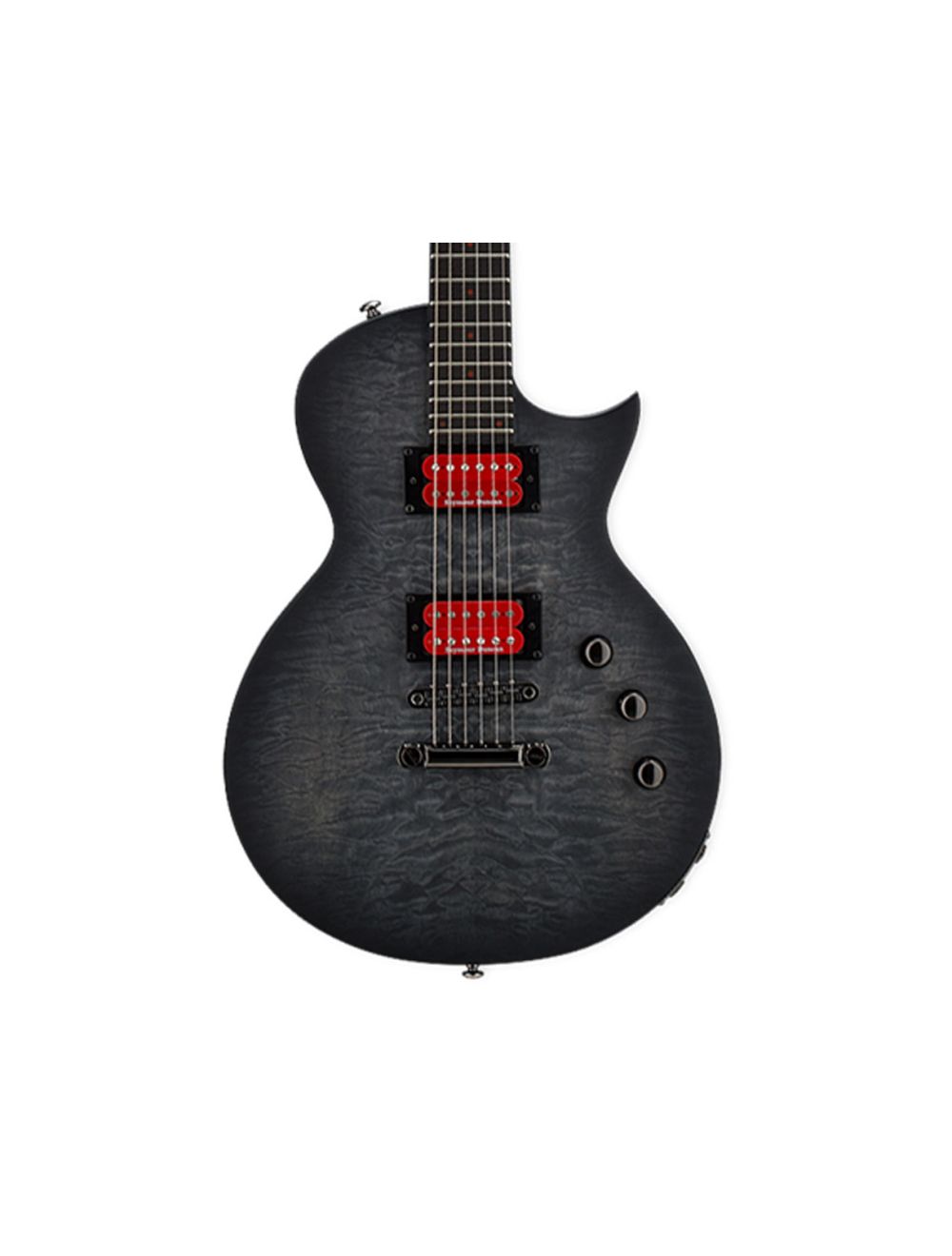 ESP LTD Ben Burnley BB-600 Baritone See Thru Black Sunburst Satin