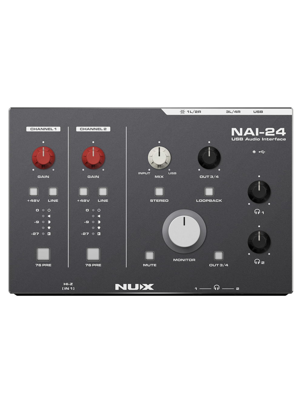NUX NAI-24 USB Audio Interface