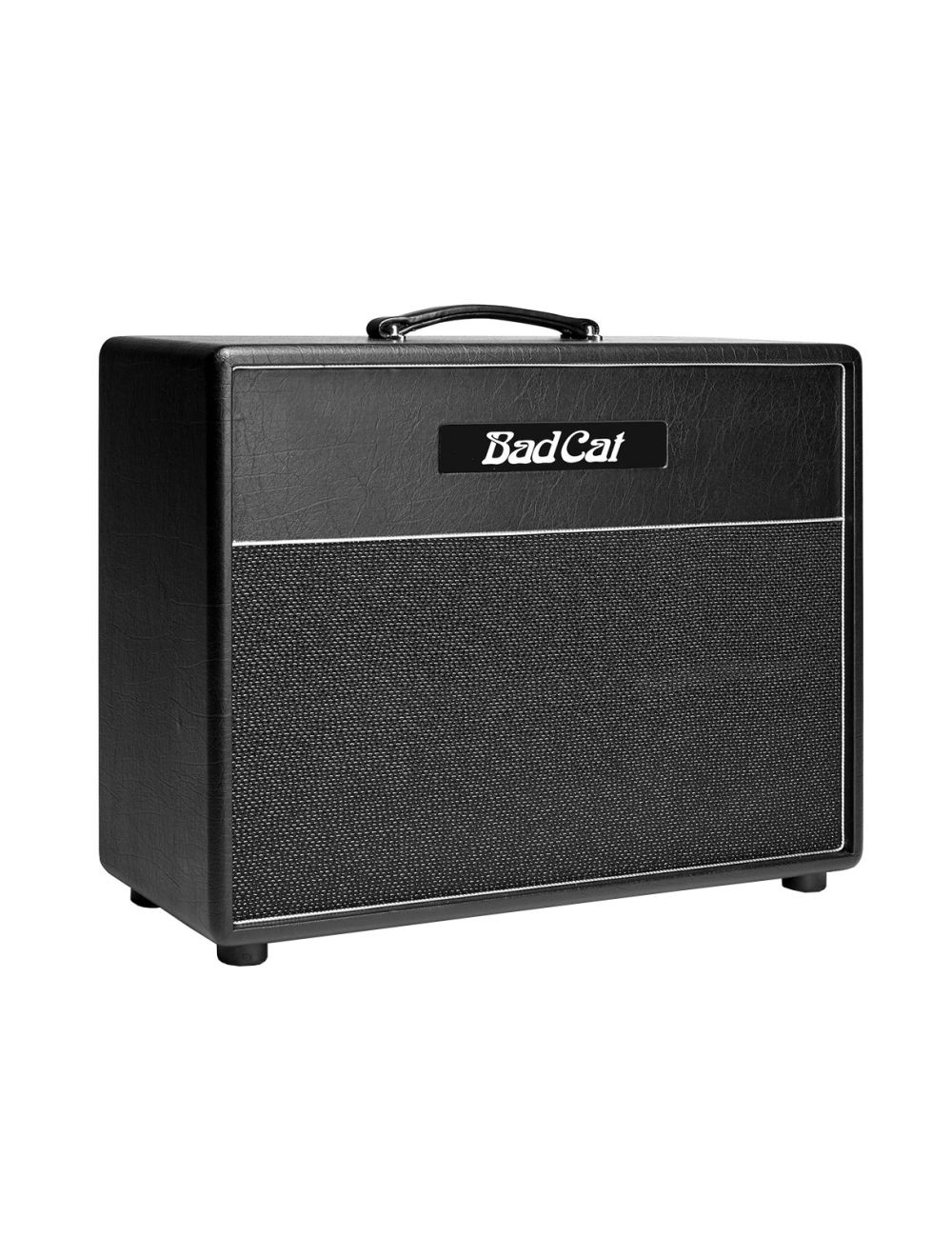 Bad Cat Hot Cat 1x12 Extension Cabinet - Silver Speckled Grille w/Silver Piping