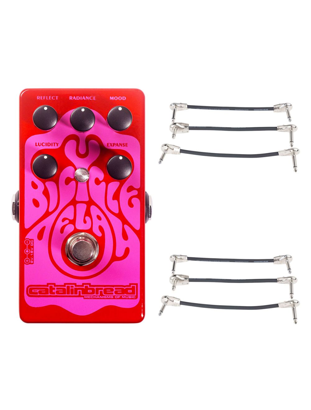 Catalinbread Bicycle Delay + 2x Gator Patch Cable 3 Pack