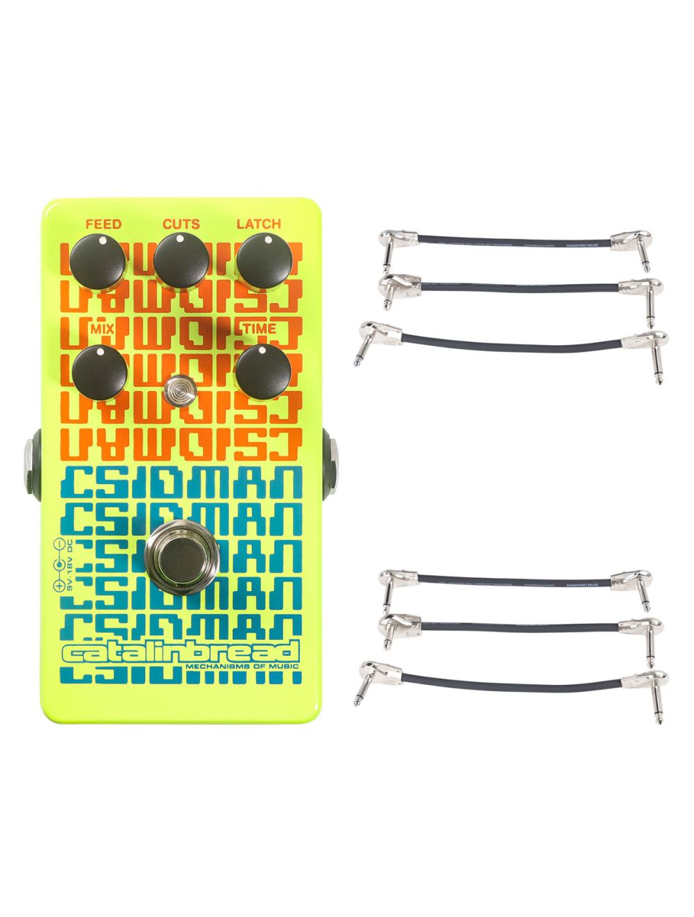 Catalinbread CSIDMAN Glitch/Stutter Delay + 2x Gator Patch Cable 3 Pack