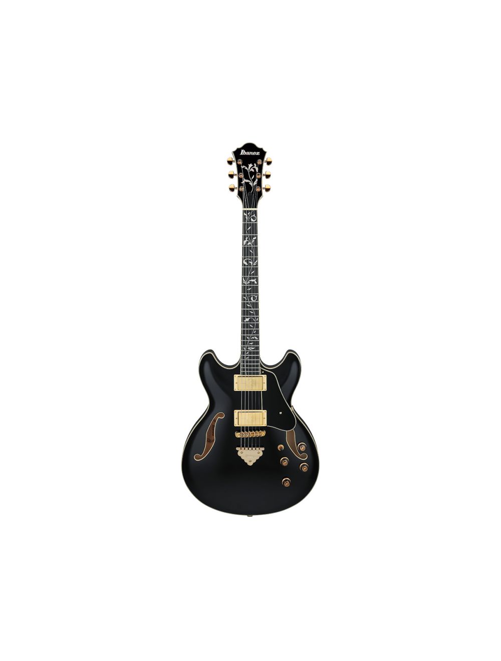 Used Ibanez AS93SPBK AS Artcore Expressionist Semi-Hollow Guitar - Black