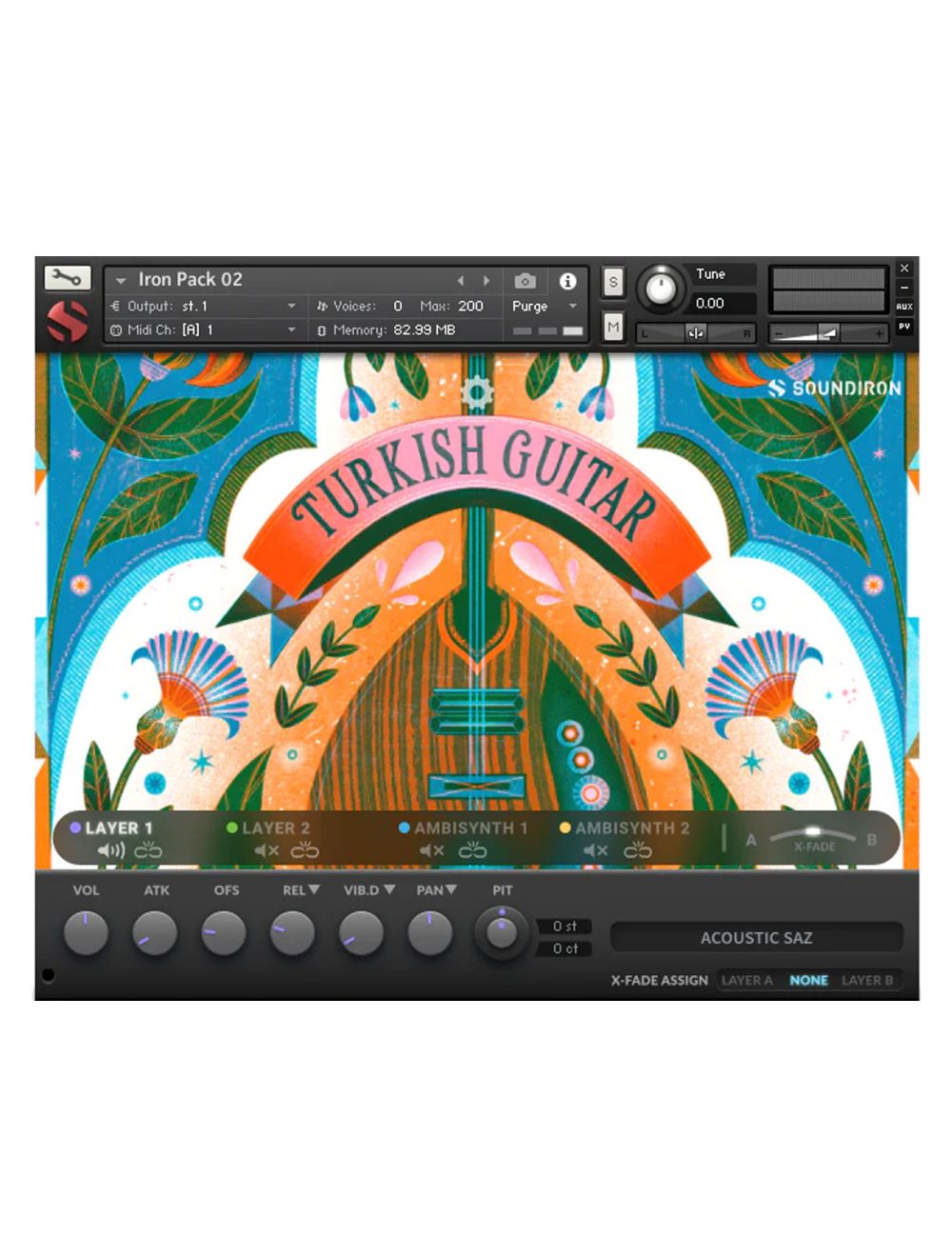 Soundiron Iron Pack 2 - Turkish Guitar