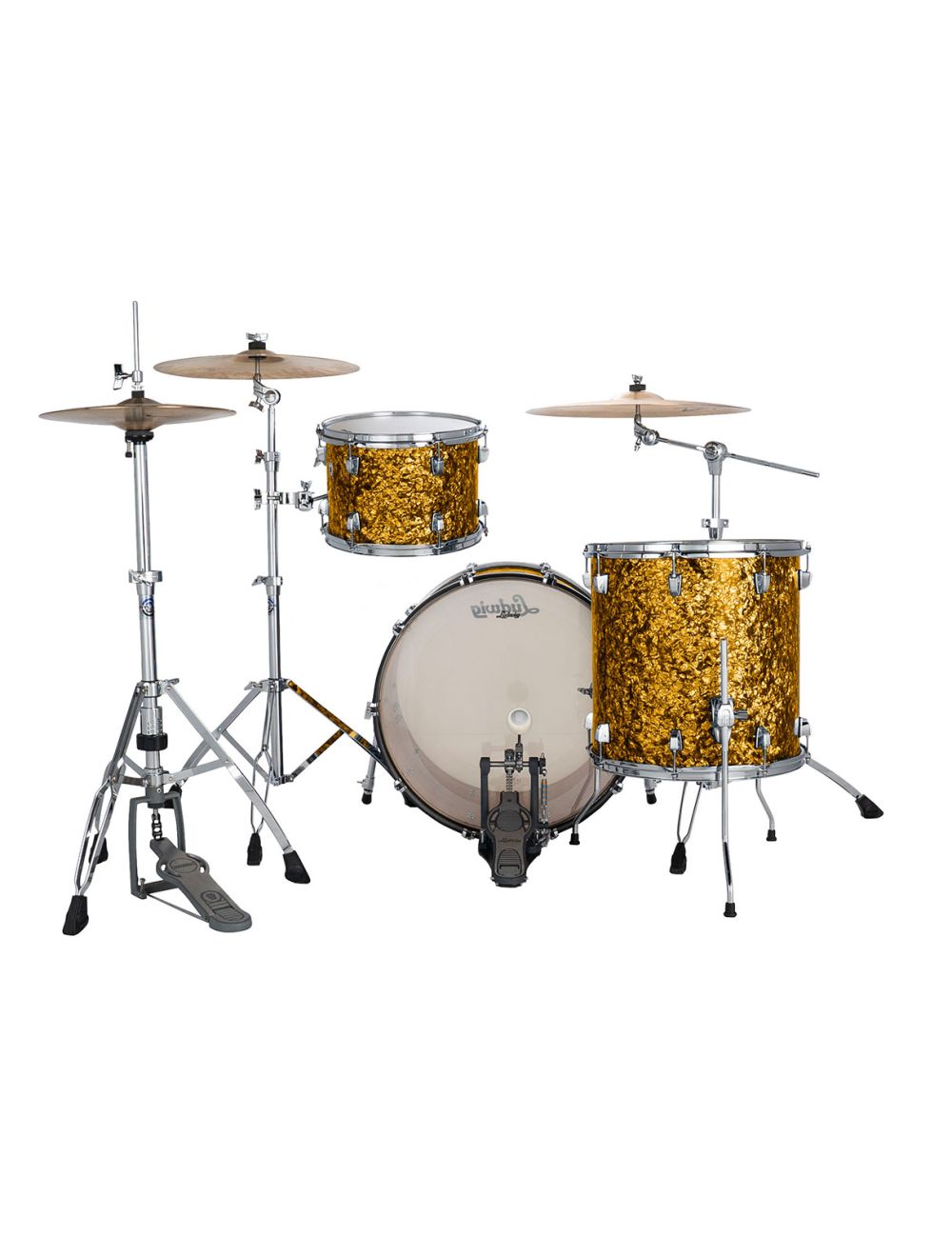 Ludwig Neusonic Fab 3-pc Shell Pack w/ 22" Kick - Butterscotch Pearl