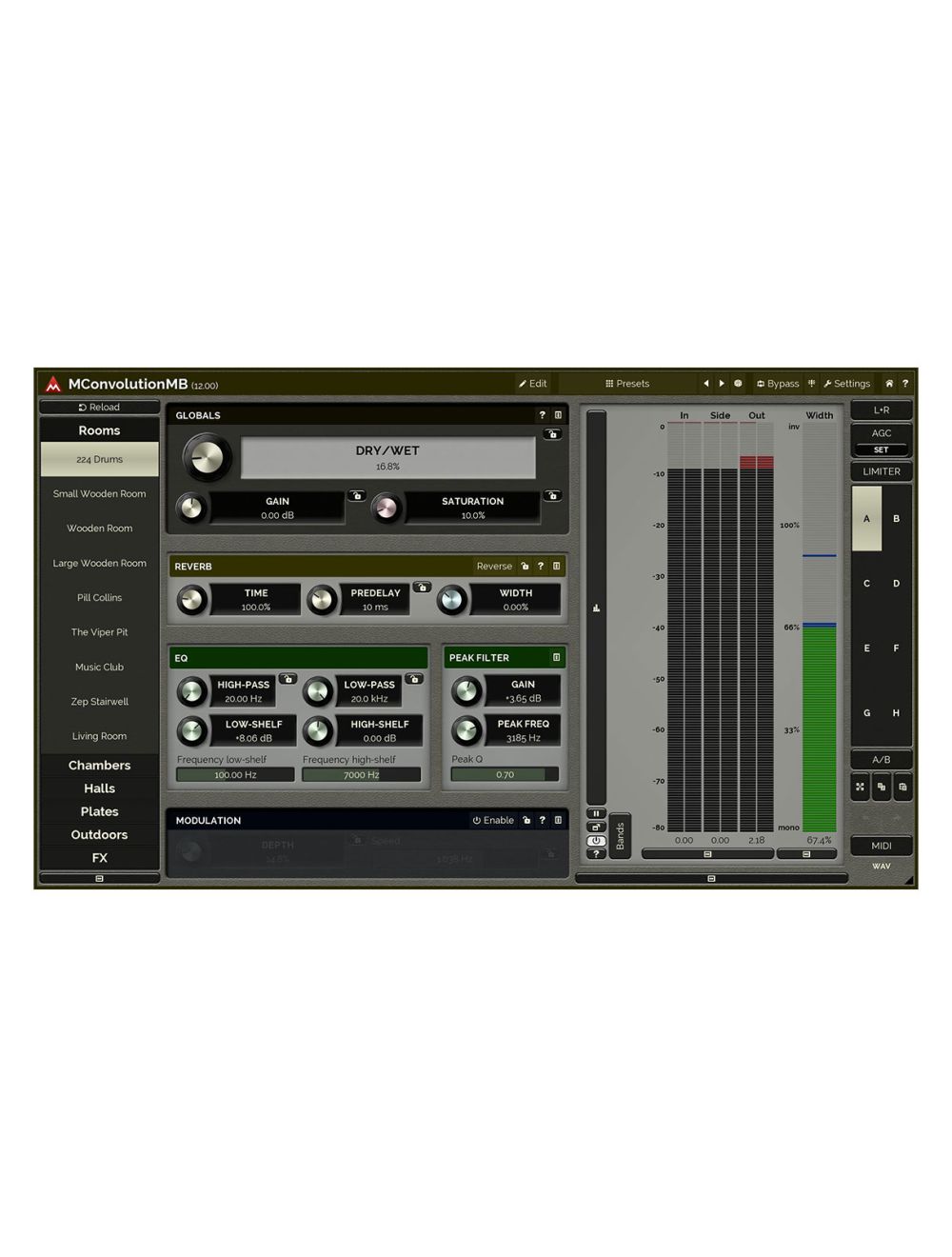 Melda MConvolutionMB Extremely Realistic Reverbs