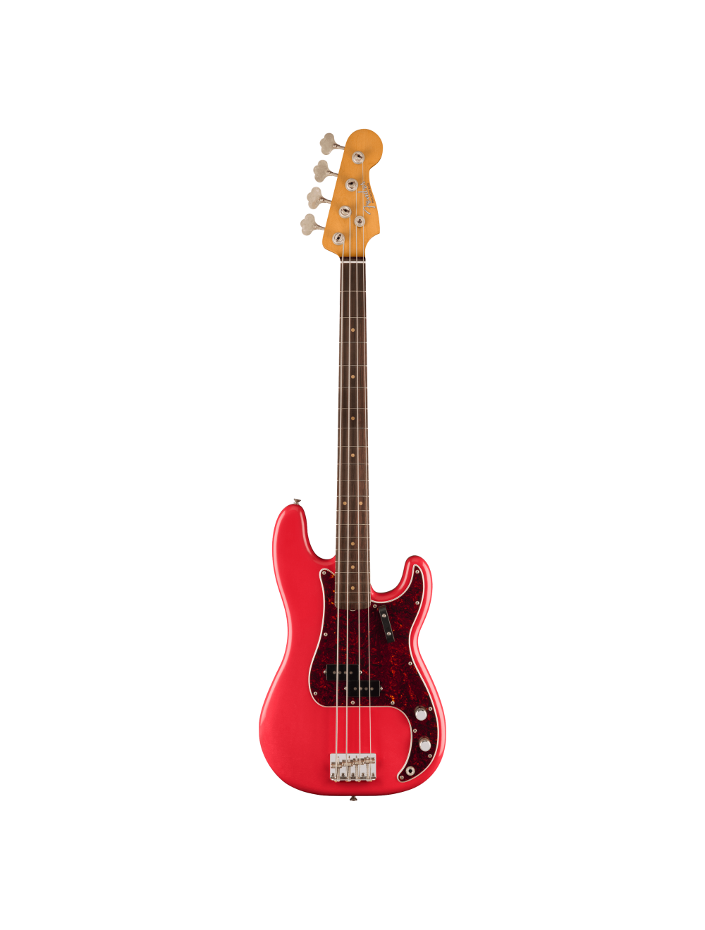 Fender Vintera II Road Worn '60s Precision Bass - Fiesta Red w/Slab Rosewood FB