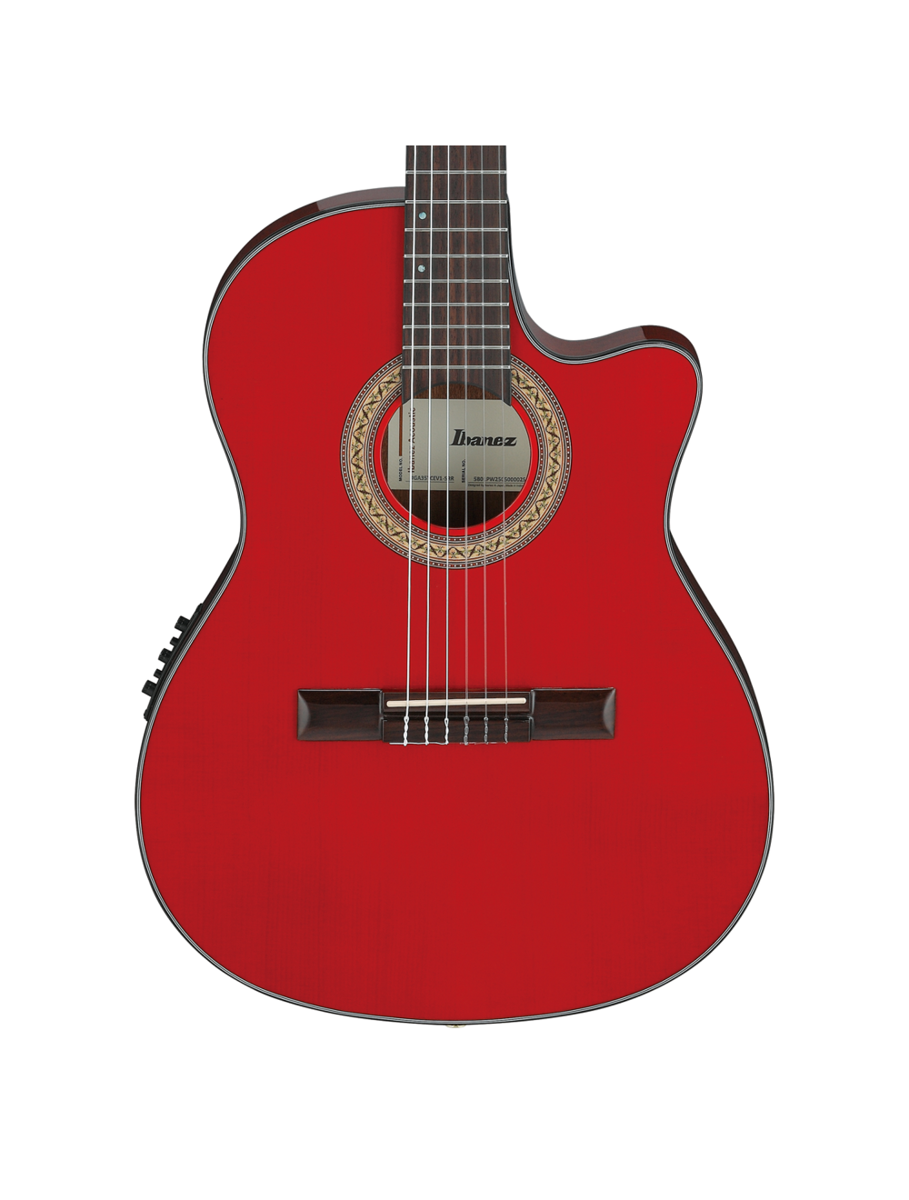 Ibanez GA35TCE Acoustic-Electric Nylon String Guitar - Sapphire Red High Gloss