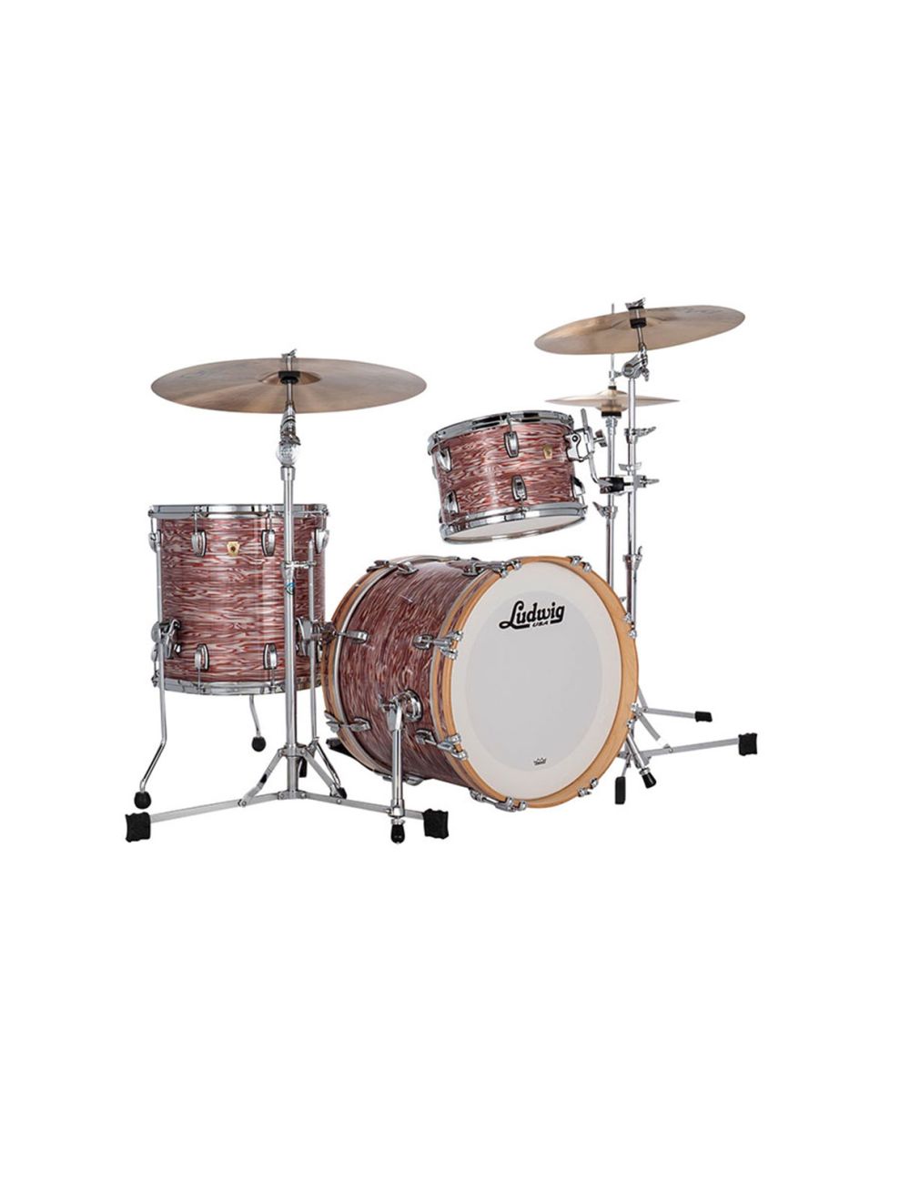 Ludwig 18" Classic Maple Jazzette Vintage Pink Oyster