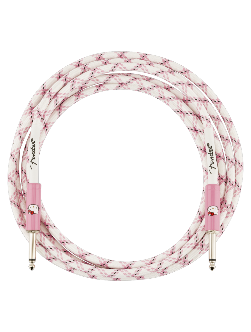 Fender x Hello Kitty Woven Cable - White/Pink