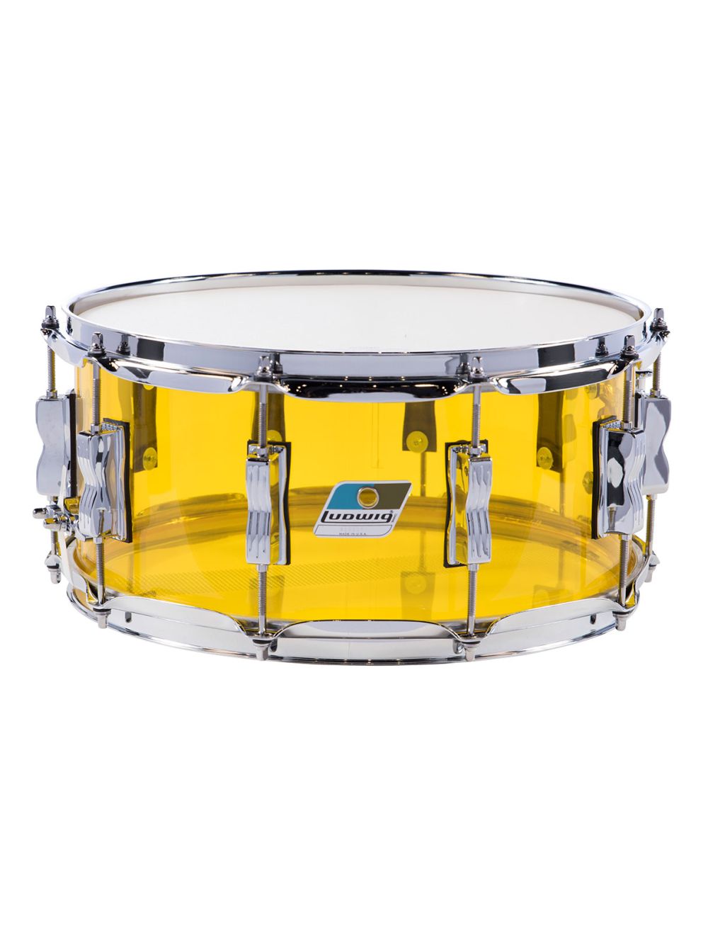 Ludwig Vistalite 6.5"x14" Snare Drum - Yellow