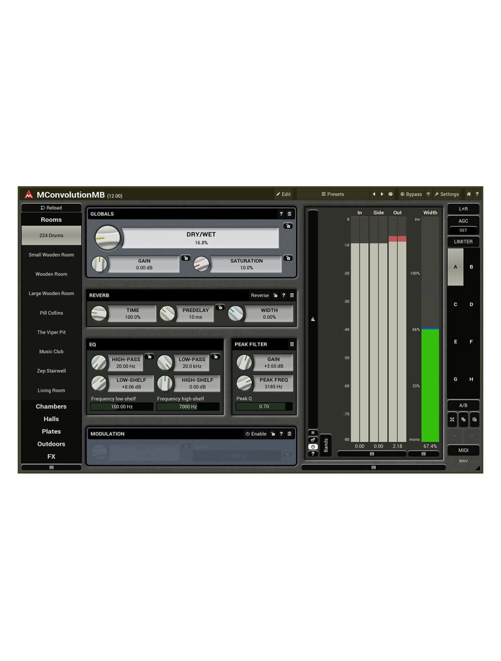 Melda MConvolutionMB Extremely Realistic Reverbs
