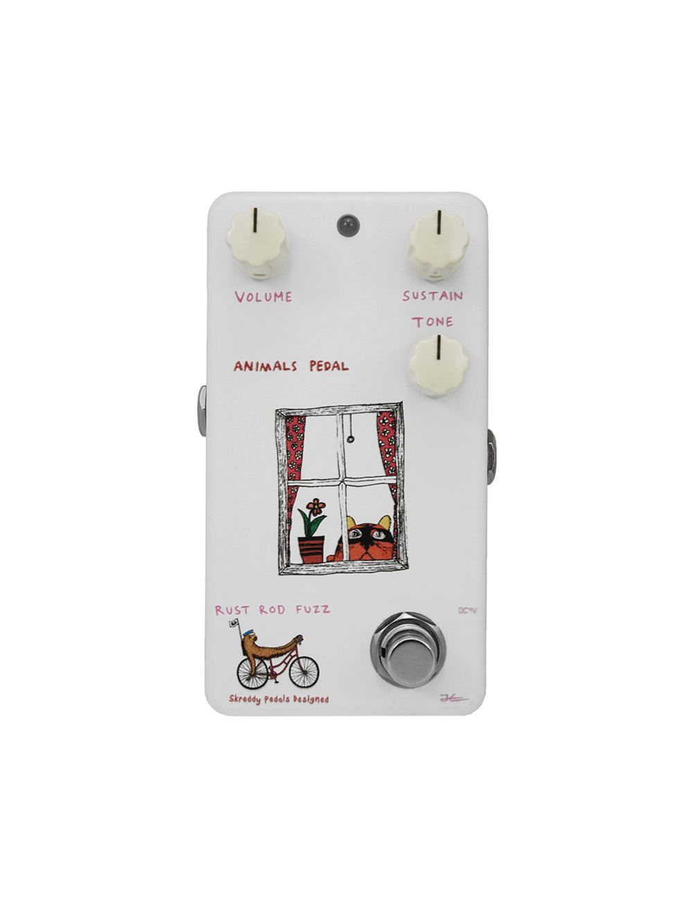 Animals Pedals Rust Rod Fuzz Pedal V2 Designed by Skreddy Pedals