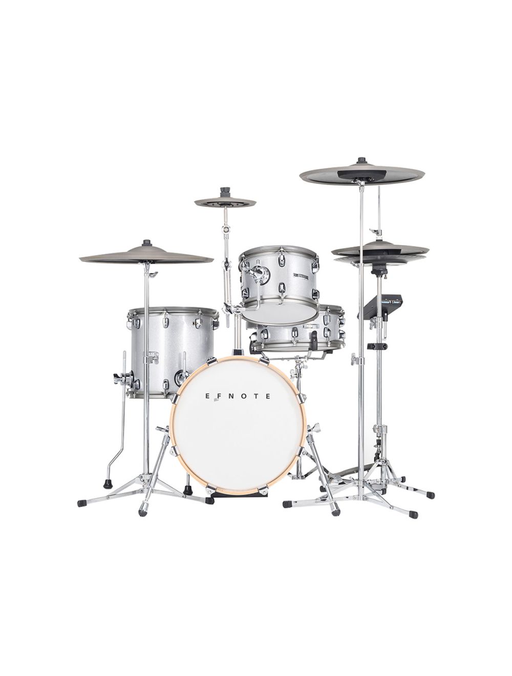 EFNOTE 5 Acoustic Designed Electronic Drum Set - White Sparkle