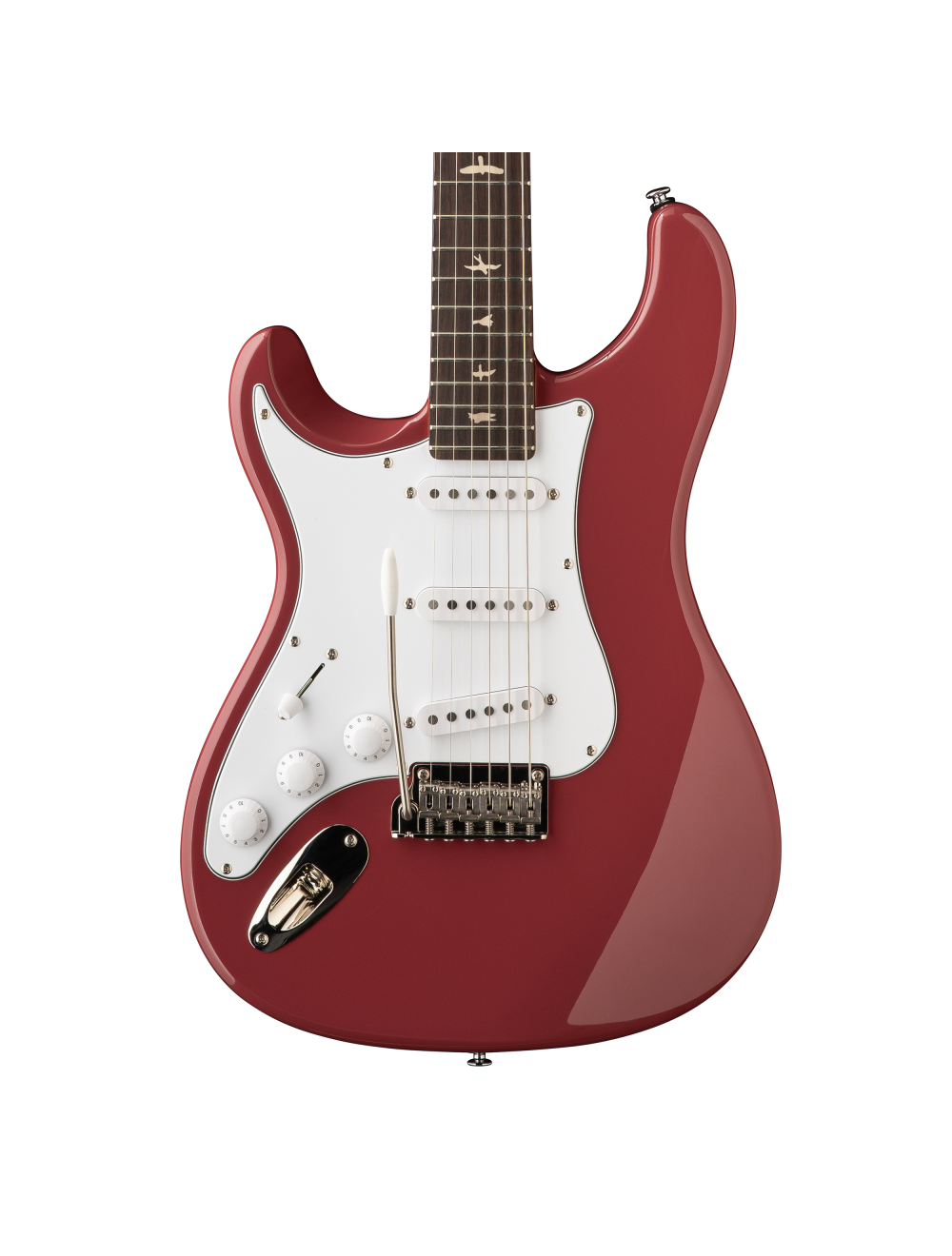 PRS SE Silver Sky Lefty Electric Guitar - Derby Red