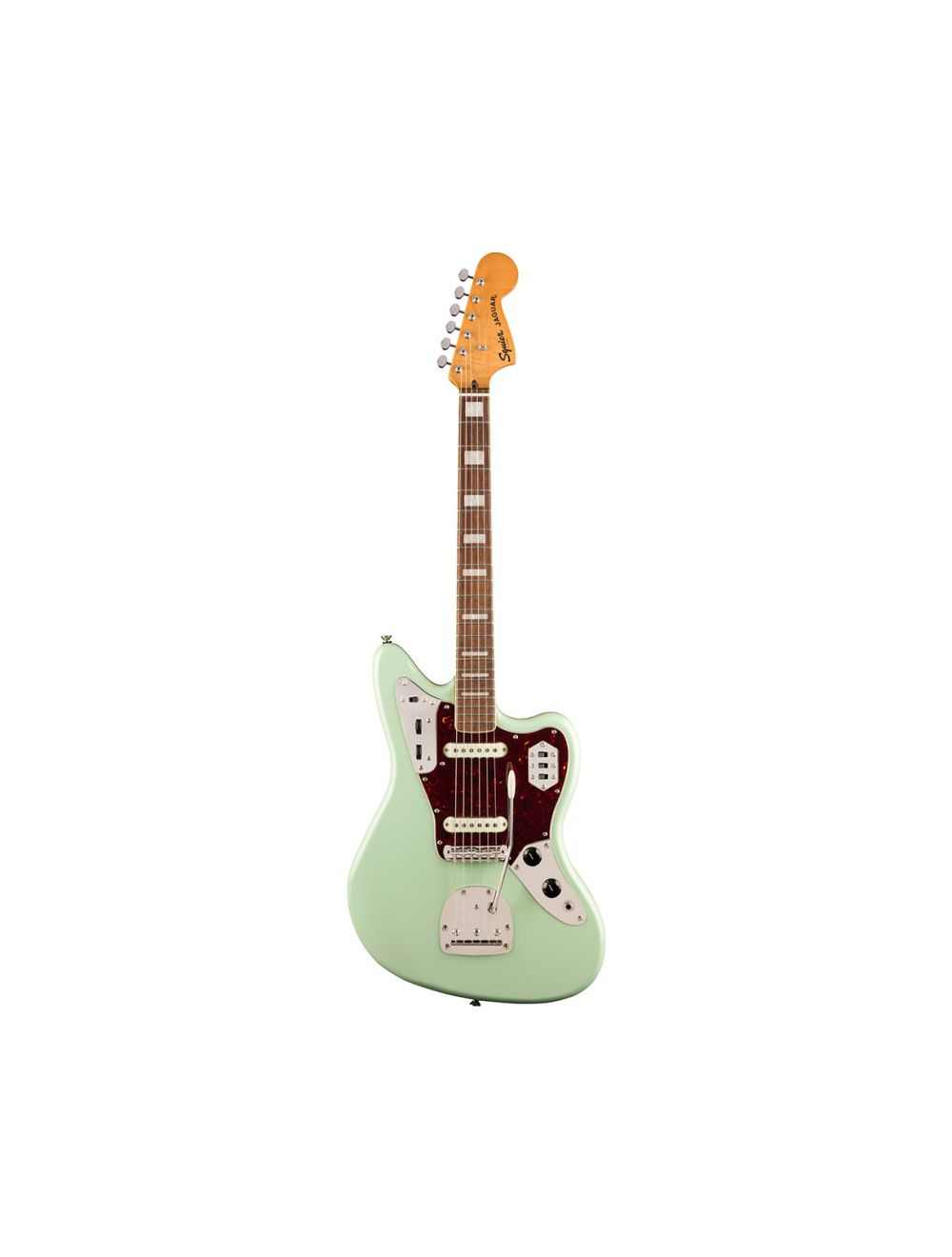 Used Squier Classic Vibe '70s Jaguar - Surf Green w/ Laurel FB