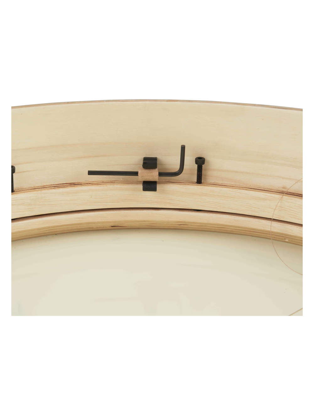 Open Box Latin Percussion 18 x 4" Tunable Bendir Frame Drum - Black Fade