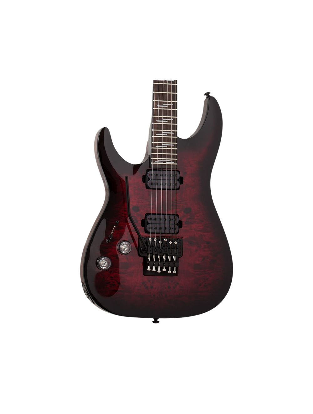 Schecter Omen Elite-6 FR Left Handed Electric Guitar - Black Cherry Burst - Open Box